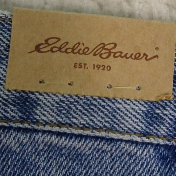 NWT Eddie Bauer Relaxed Fit Pre-Washed Denim 36x32 - Picture 4 of 8